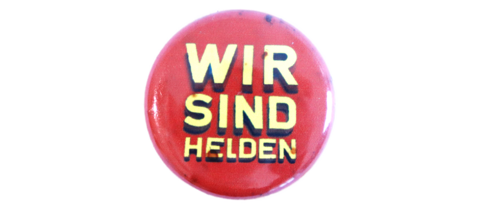 Wir sind Helden (gelbe Aufschrift) | Button, Button 